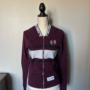 pink victoria secret full zip small